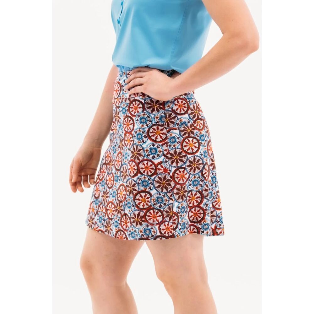 FORAY Golf Skirt Festival Bead Print Skirt Size XS EUC